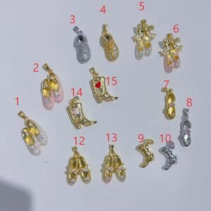 Copper Ballet Shoes pendants for DIY Jewlery